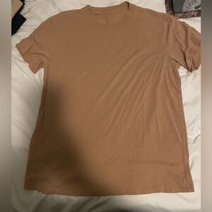 Lululemon Boyfriend Tee Beachwood Cotton Shirt EUC Size 4